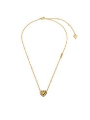 Guess Naszyjnik JUBN05 018JW Złoty. Żółte naszyjniki Guess, metalowe. Za 179.99 zł.