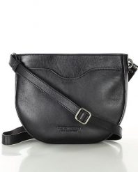 Elegancka torebka damska listonoszka skórzana premium MARCO MAZZINI czarna. Czarne torebki klasyczne bez wzorów, ze skóry, bez dodatków. Za 641.99 zł.