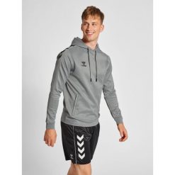Bluza do piłki ręcznej dla dorosłych Hummel hml CORE XK poly z kapturem. Szare bluzy Hummel, xl, bez wzorów, z kapturem. Za 188.00 zł.