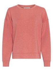MOSS COPENHAGEN Bluza "Ima Q" w kolorze koralowym rozmiar: S/M. Czerwone bluzy Moss Copenhagen, m, bez wzorów, bez kaptura. Za 131.43 zł.
