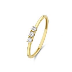 Beloro Pierścionek Beloro Jewels Monte Napoleone Stella złoty - 9-karatowe złoto Pierścionki 1 ct Damski. Żółte pierścionki Beloro, z cyrkonią, złote. Za 383.99 zł.