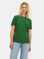 JJXX T-Shirt Anna 12200182 Zielony Regular Fit. Zielone t-shirty JJXX, s, bez wzorów, z bawełny, bez kołnierzyka, bez ramiączek. Za 49.99 zł.