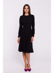 Stylove Sukienka w kolorze czarnym rozmiar: S. Czarne sukienki Stylove, s, bez wzorów, bez kołnierzyka, bez ramiączek, midi. Za 202.50 zł.