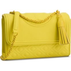 Torebka TORY BURCH - Fleming Matte Small Convertible Shoulder Bag 39927 Yellow Orchid 791. Żółte torebki klasyczne Tory Burch, bez wzorów, ze skóry ekologicznej, bez dodatków. W wyprzedaży za 959.00 zł.