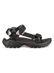 Teva Sandały trekkingowe "Terra Fi 5 Universal" w kolorze czarnym rozmiar: 40. Czarne sandały Teva, bez wzorów, z otwartym noskiem, bez obcasa, na płaskiej podeszwie, bez zapięcia. Za 303.78 zł.