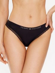 Tommy Hilfiger Figi klasyczne UW0UW04183 Czarny. Czarne figi TOMMY HILFIGER, s, bez wzorów, z syntetyku. Za 79.99 zł.