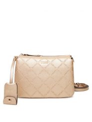 Liu Jo Torebka Ecs S Crossbody AF5072 E0538 Złoty. Żółte listonoszki Liu Jo, bez wzorów, ze skóry, bez dodatków. Za 489.99 zł.