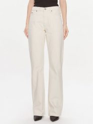 Calvin Klein Jeansy Mid Rise Relax Bootcut Ecru K20K206308 Biały Slim Fit. Białe jeansy Calvin Klein, bez wzorów. Za 429.99 zł.