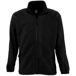 Bluza Polarowa Unisex Dla Dorosłych North. Czarne bluzy SOL'S, na zimę, s, bez wzorów, z polaru, bez kaptura. Za 131.99 zł.