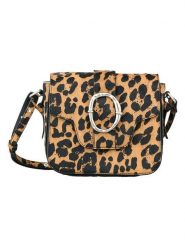 Becksöndergaard Skórzana torebka "Leopa" w kolorze karmelowo-czarnym - 20 x 16 x 8 cm rozmiar: onesize. Brązowe torby na ramię Becksöndergaard, bez wzorów, z materiału, na ramię, bez dodatków. Za 347.99 zł.