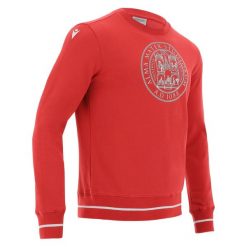 Bluza z okrągłym dekoltem Université de Bologne Merch Bj. Białe bluzy Macron, s, bez wzorów, z materiału, bez kaptura. Za 296.00 zł.