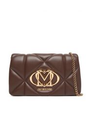 LOVE MOSCHINO Torebka JC4043PP0NLC0313 Brązowy. Brązowe torebki klasyczne Love Moschino, bez wzorów, ze skóry, bez dodatków. Za 799.99 zł.