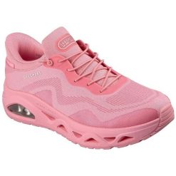 Buty sportowe damskie Skechers Uno Glide step Air Gliders. Czerwone obuwie sportowe Skechers, bez zapięcia, na fitness i siłownię. Za 690.00 zł.