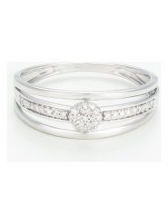 DIAMANTA Złoty pierścionek z diamentami rozmiar: 52. Szare pierścionki DIAMANTA, z diamentem, złote. Za 1,348.99 zł.