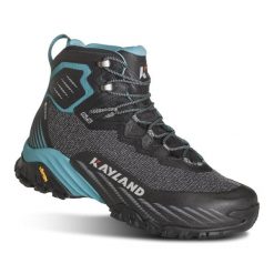Buty trekkingowe damskie Kayland Duke Mid Ws GTX - black / azure. Czarne trekkingi KAYLAND, z gore-texu, wspinaczkowe. Za 881.00 zł.