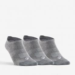 Skarpety sportowe tenis Artengo RS160 Lowedge 3 pary. Szare skarpety ARTENGO, bez wzorów, z bawełny. Za 29.99 zł.