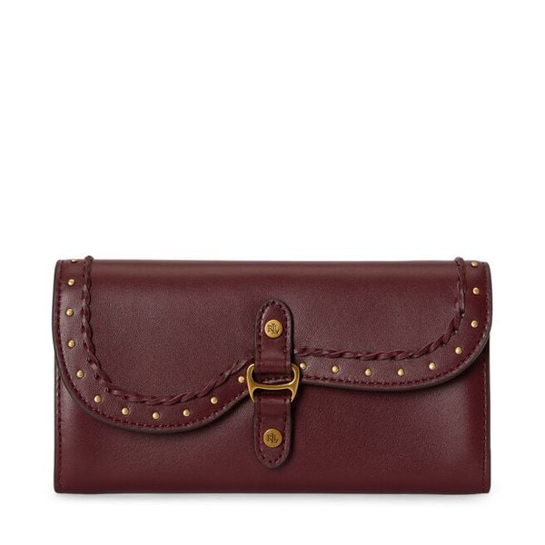 Portfel LAUREN RALPH LAUREN. Czerwone portfele Lauren Ralph Lauren, bez wzorów. Za 839.99 zł.