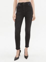 Luisa Spagnoli Jeansy Ottuso 540269 Czarny Skinny Fit. Czarne jeansy LUISA SPAGNOLI, bez wzorów. Za 529.99 zł.