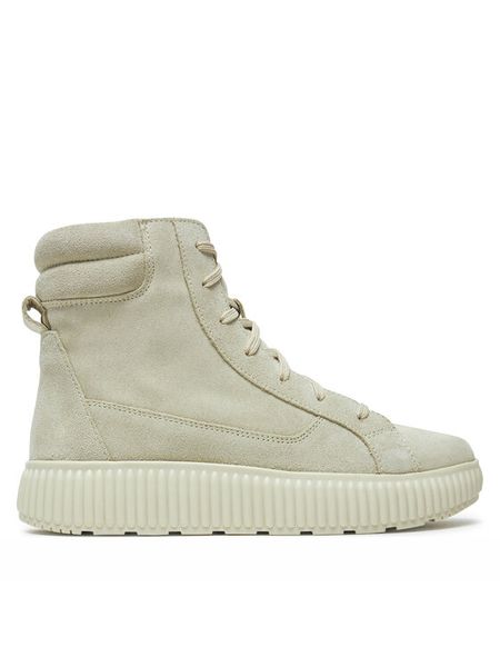 Geox Trzewiki D Graisy D46XFF 00022 C6738 Szary. Szare botki Geox, bez wzorów, ze skóry, bez obcasa, na płaskiej podeszwie, bez zapięcia. Za 429.99 zł.