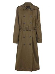 Herrlicher Trencz w kolorze khaki rozmiar: XS. Brązowe płaszcze Herrlicher, xs, bez wzorów, z tkaniny, bez kaptura. Za 281.76 zł.