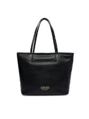 Liu Jo Torebka AA6070 E1012 Czarny. Czarne shopper Liu Jo, bez wzorów, ze skóry, bez dodatków. Za 599.99 zł.