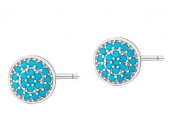 Kolczyki srebrne z cyrkoniami - koła. Szare kolczyki Apart, z cyrkonią, srebrne. Za 124.00 zł.