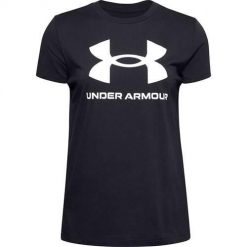 Koszulka sportowa damska Under Armour Live Sportstyle Graphic SS. Białe koszulki sportowe Under Armour, bez wzorów, bez ramiączek, na fitness i siłownię. Za 233.00 zł.
