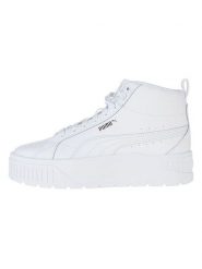 Puma Skórzane sneakersy "Karmen II" w kolorze białym rozmiar: 40. Białe trampki Puma, bez wzorów, za kostkę, bez zapięcia. Za 211.31 zł.