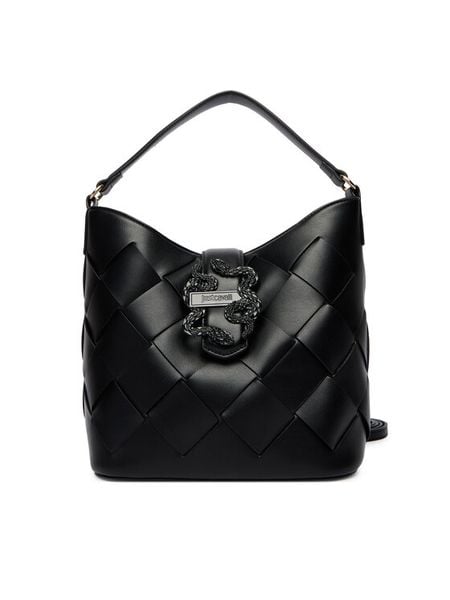 Just Cavalli Torebka 80RA4BM4 Czarny. Czarne torebki klasyczne Just Cavalli, bez wzorów, ze skóry, bez dodatków. Za 849.99 zł.