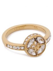 Guess Pierścionek JUBR06 394JW Złoty. Żółte pierścionki Guess, ze stali. Za 249.99 zł.