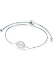 Yamato Pearls Bransoletka z perłą rozmiar: onesize. Białe bransoletki Yamato Pearls, z perłą, z mosiądzu. Za 120.95 zł.