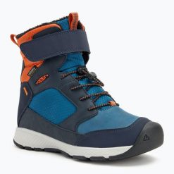 Śniegowce juniorskie KEEN Skua Winter WP captain flame. Niebieskie trapery i śniegowce Keen. Za 329.99 zł.