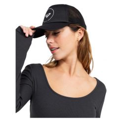 Czapka Trucker dla Kobiety TRUCKIN Czarny. Szare czapki Roxy, bez wzorów, z materiału. Za 119.99 zł.