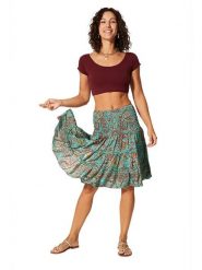 Aller Simplement Spódnica w kolorze turkusowo-czerwonym rozmiar: 34-40. Czerwone spódnice Aller Simplement, bez wzorów, midi. Za 39.99 zł.