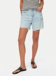 Vero Moda Szorty jeansowe Donna 10342100 Niebieski jasny Regular Fit. Niebieskie szorty Vero Moda, bez wzorów, z bawełny. Za 139.99 zł.