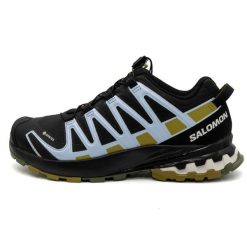 Obuwie Sportowe Damskie Góra Salomon XA Pro 3D V8 Gore-Tex. Czarne obuwie sportowe Salomon, z gore-texu, bez zapięcia, wspinaczkowe, gore-tex. Za 459.00 zł.