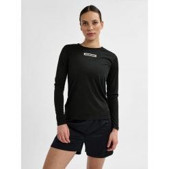 Damska koszulka z długim rękawem Hummel TE Tola. Czarne bluzki Hummel, m, bez wzorów, sportowe, bez kołnierzyka, bez ramiączek. Za 117.50 zł.