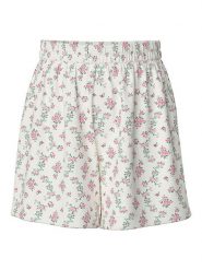 Pieces Szorty "Nya" w kolorze kremowo-jasnoróżowym rozmiar: L. Brązowe szorty Pieces, bez wzorów, z wiskozy, z podwyższonym stanem. Za 69.99 zł.