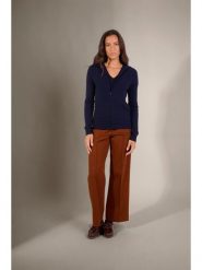 Perfect Cashmere Kaszmirowy kardigan "Emma" w kolorze granatowym rozmiar: XL. Niebieskie kardigany Perfect Cashmere, xl, bez wzorów, z kaszmiru. Za 413.99 zł.