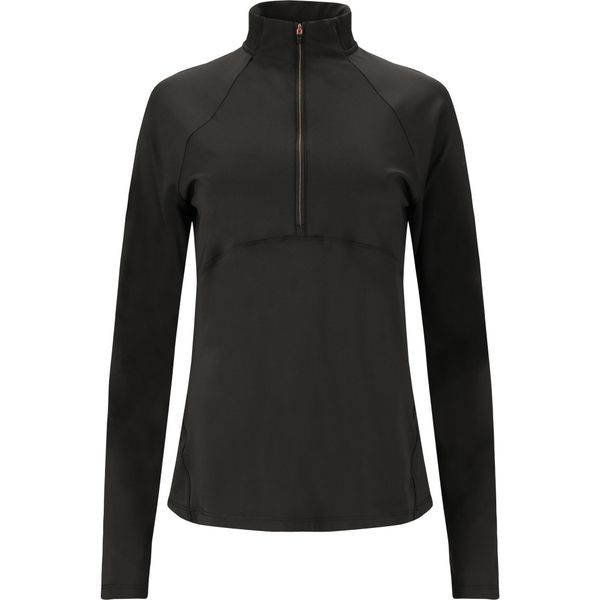 Bluza midlayer damska Endurance Lucile. Czarne bluzy ENDURANCE, bez wzorów, bez kaptura. Za 179.99 zł.