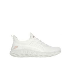Buty Sportowe Damskie Skechers Bobs Geo New Aesthetics. Białe obuwie sportowe Skechers, bez zapięcia, trekkingowe, Skechers Sport. Za 219.99 zł.