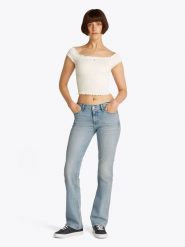 TOMMY JEANS Dżinsy - Bootcut fit - w kolorze błękitnym rozmiar: W31/L32. Niebieskie jeansy Tommy Jeans, l, z aplikacjami. Za 293.59 zł.