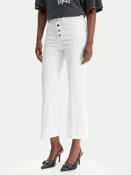 Liu Jo Jeansy UA6040 T2594 Biały Regular Fit. Białe jeansy Liu Jo, bez wzorów. Za 689.99 zł.