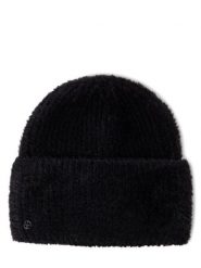 Loevenich Czapka damska Kobiety Prążki czarny jednolity, ONE SIZE. Czarne czapki Loevenich, bez wzorów, z dzianiny. Za 249.95 zł.