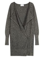 Perfect Cashmere Kaszmirowy kardigan "Abigail" w kolorze czarno-białym rozmiar: L. Czarne kardigany Perfect Cashmere, l, bez wzorów, z kaszmiru. Za 478.99 zł.