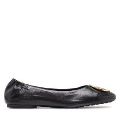 Baleriny Tory Burch. Czarne baleriny Tory Burch, bez wzorów, bez obcasa. Za 709.99 zł.