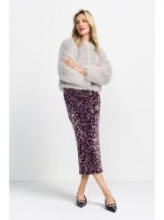 Rich & Royal Spódnica w kolorze różowo-czarnym rozmiar: S. Czarne spódnice Rich & Royal, na co dzień, s, bez wzorów, midi, proste. Za 195.99 zł.