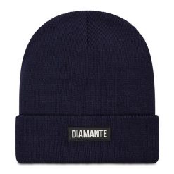 Czapka Diamante Wear. Niebieskie czapki Diamante Wear, bez wzorów. Za 69.99 zł.
