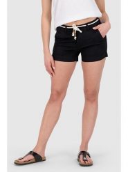 Alife and kickin Szorty "Reina" w kolorze czarnym rozmiar: L. Czarne szorty Alife and Kickin, bez wzorów, z tkaniny. Za 69.99 zł.