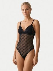 HUGO Body 50566811 Czarny. Czarne body Hugo, l, bez wzorów, z syntetyku. Za 364.99 zł.